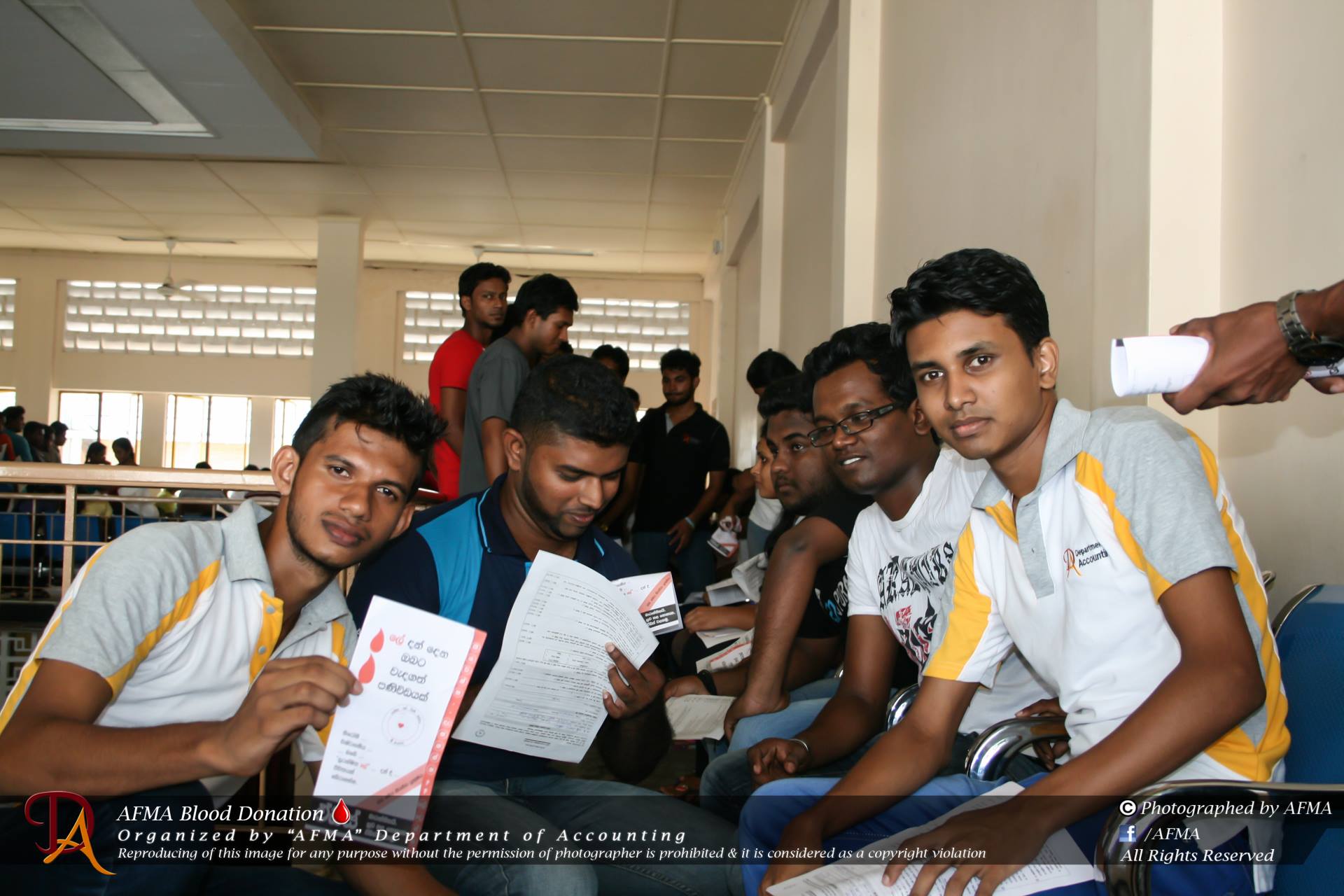 AFMA Blood Donation was another event successfully organized by Accountancy and Financial Management ( (4)