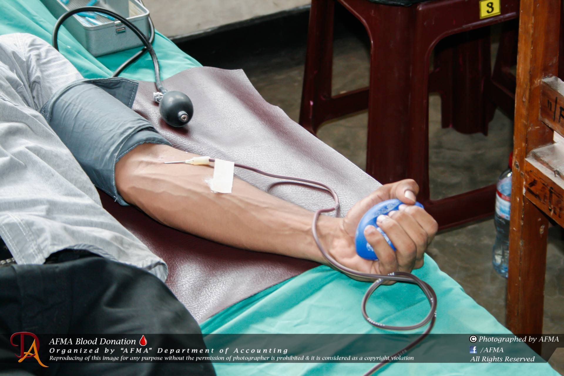 AFMA Blood Donation was another event successfully organized by Accountancy and Financial Management ( (4)