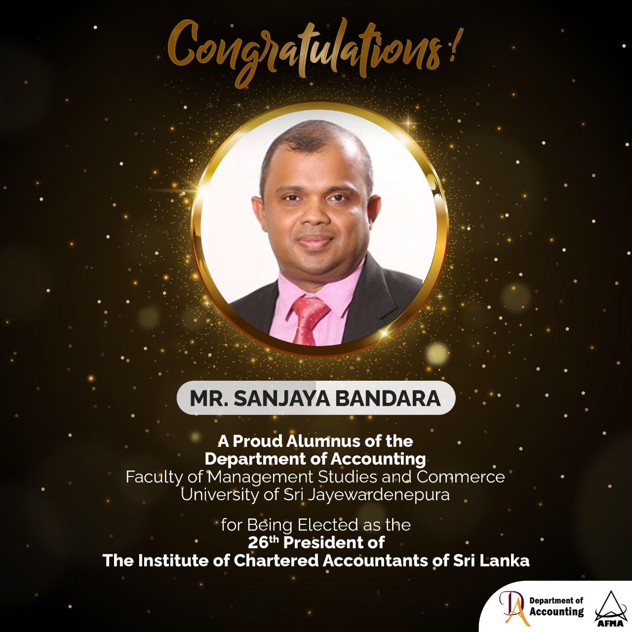 Being Elected as the Council Members of the Institute of Chartered Accountants of Sri Lanka Being Elected as the Council Members of the Institute of Chartered Accountants of Sri Lanka