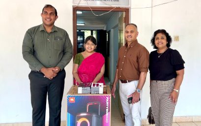 Donation of a portable sound system