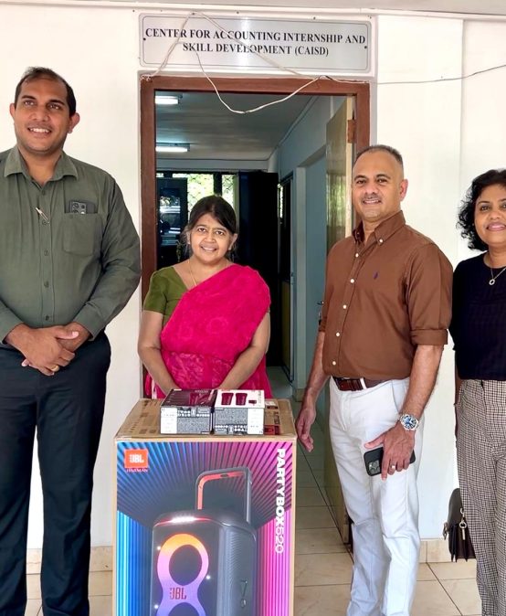 Donation of a portable sound system