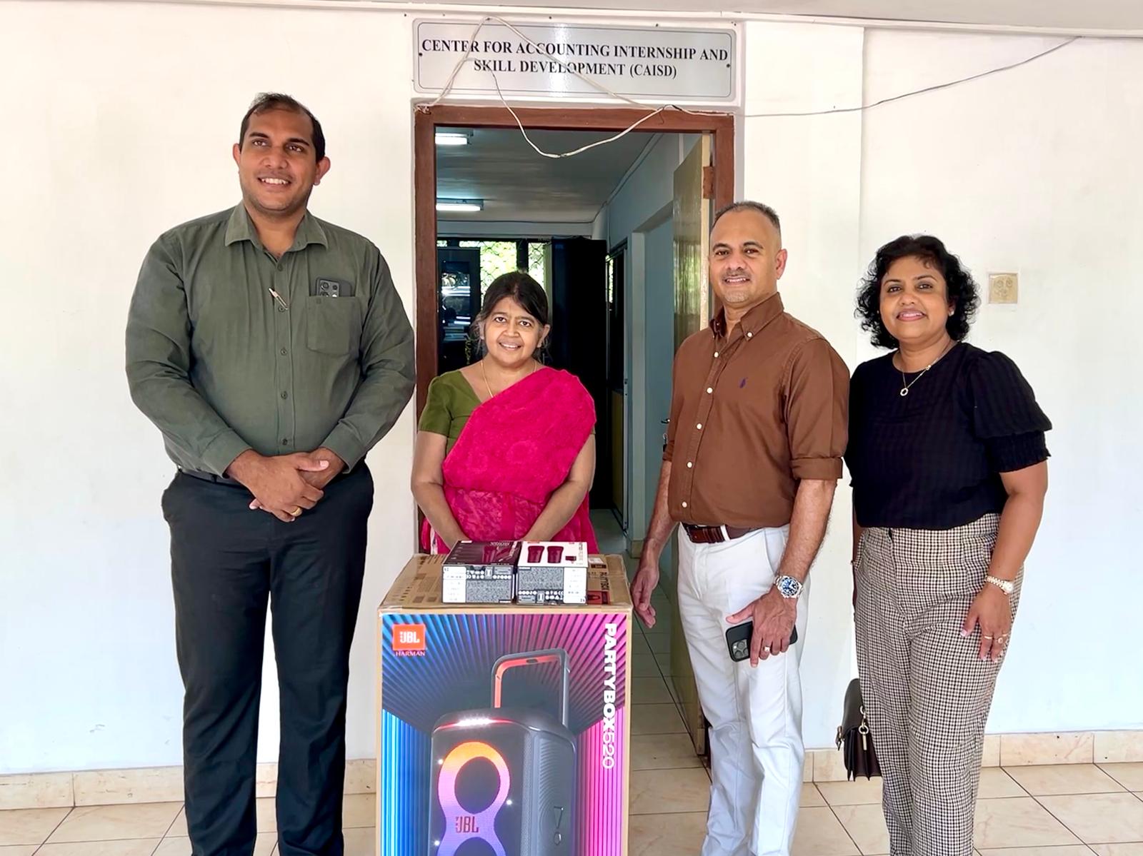 Donation of a portable sound system Donation of a portable sound system