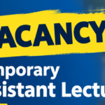 Vacancy – Temporary Assistant Lecturer Department of Accounting University of Sri Jayewardenepura