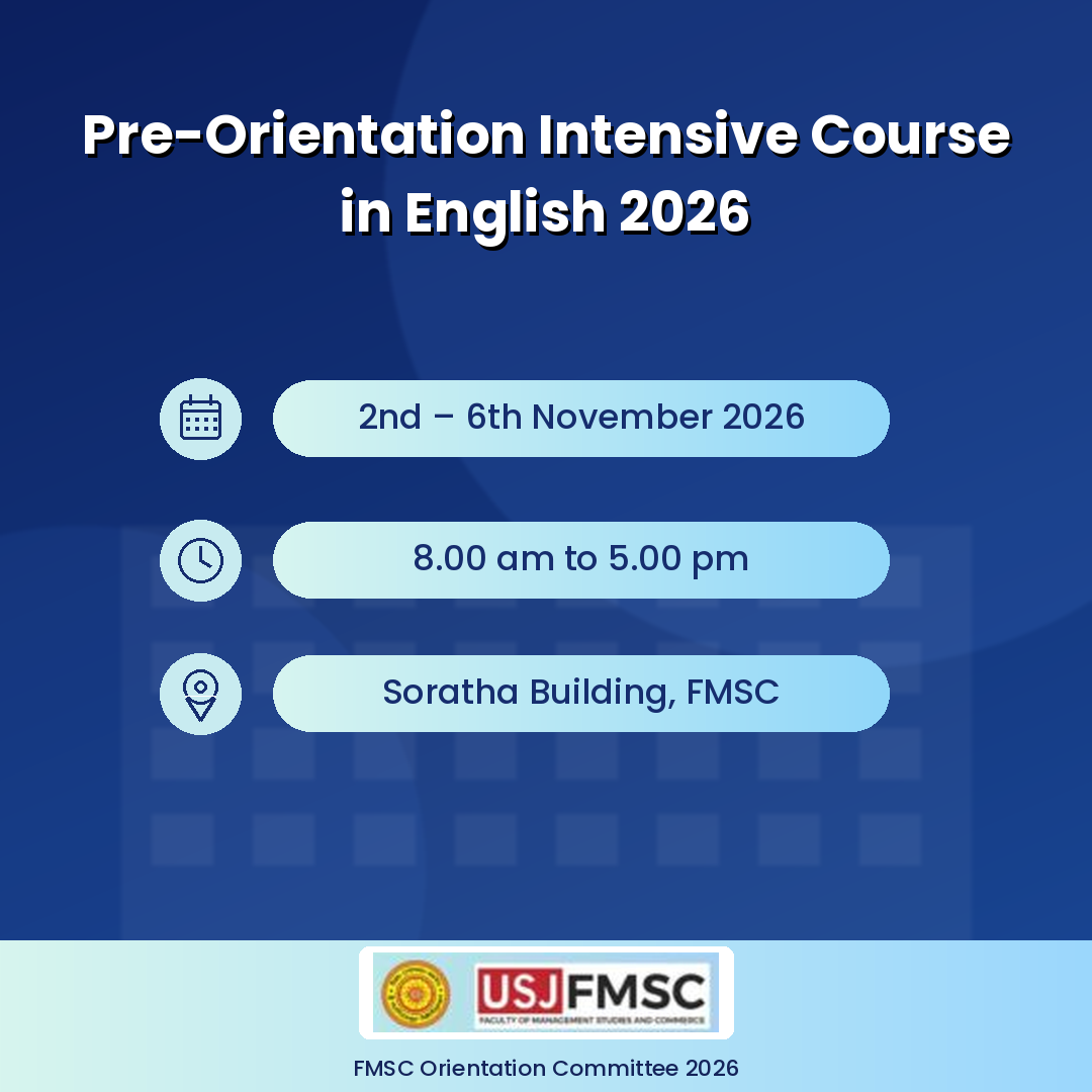 Pre-Orientation Intensive Course in English
