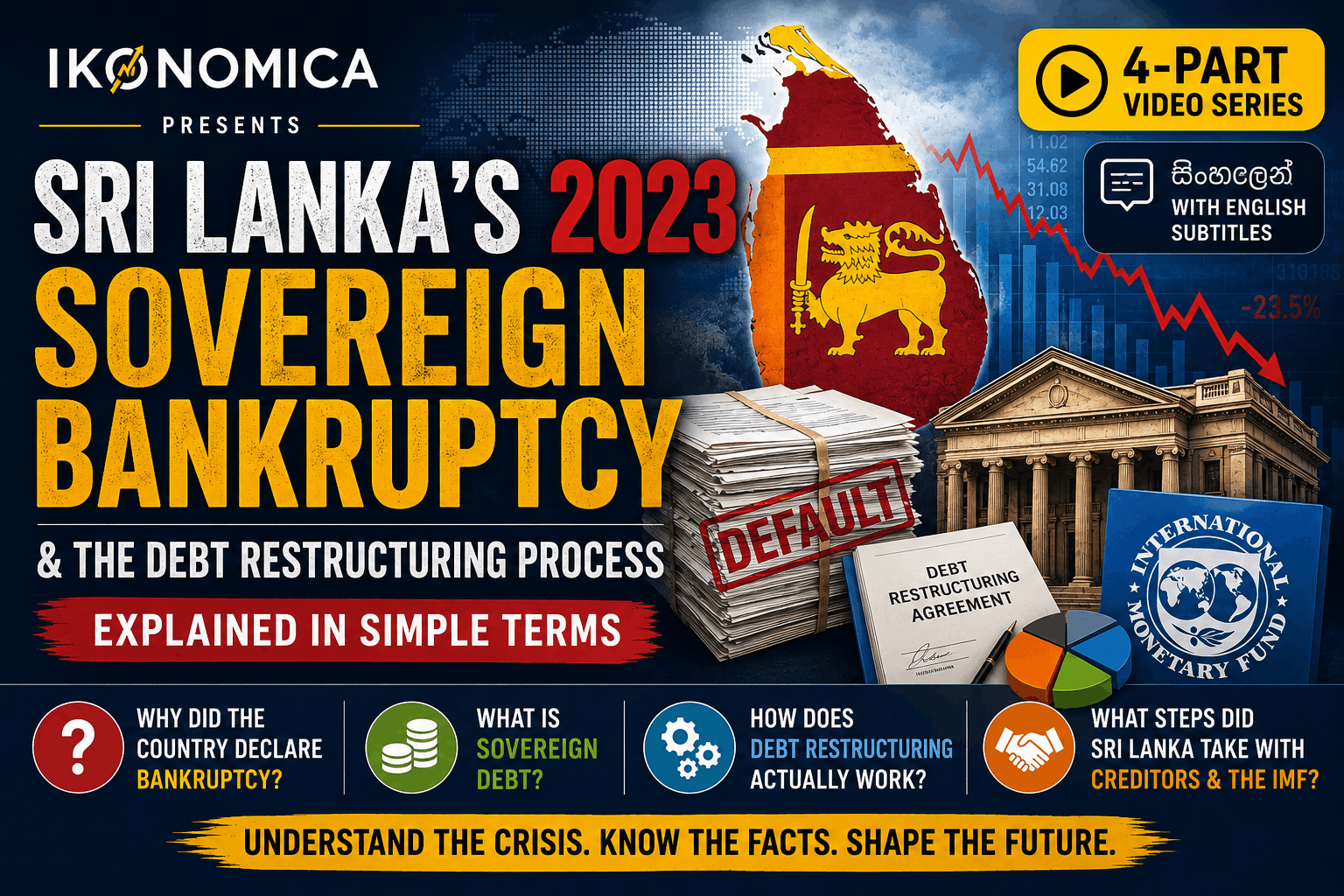 Ikonomica | Debt restructuring process of Sri Lanka