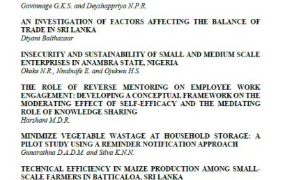 Sri Lankan Journal of Business Economics VOLUME 13 (ISSUE 2) – 2024
