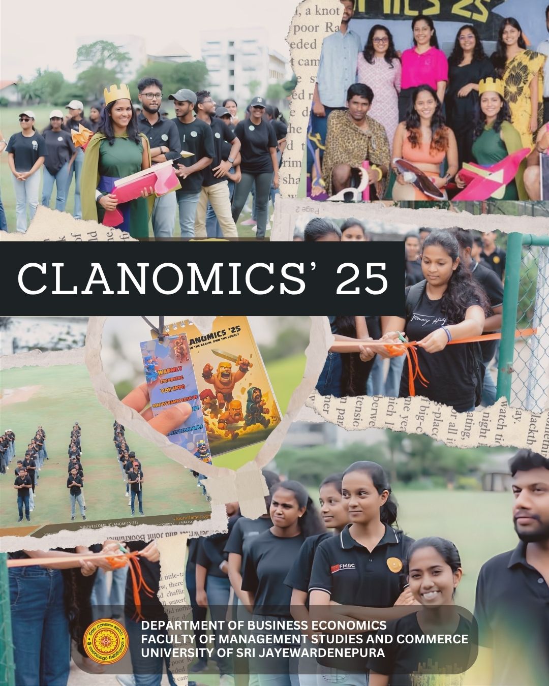 Clanomics 2025 – Department welcome for new students Clanomics 2025 – Department welcome for new students