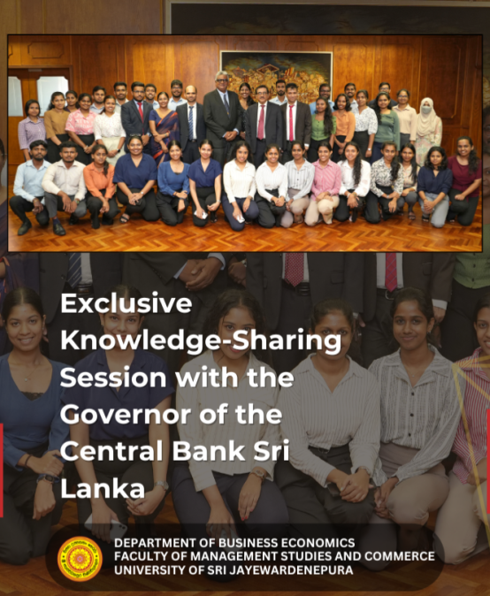 Exclusive Knowledge-Sharing Session with the Governor of the Central Bank Sri Lanka