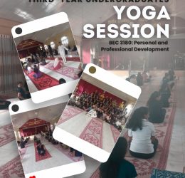 Yoga Session for Third-Year Undergraduates of the Department of Business Economics