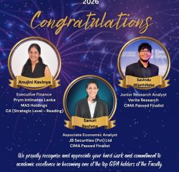Business Economics Graduates Achieve Recognition among Faculty’s Top GPA Holders