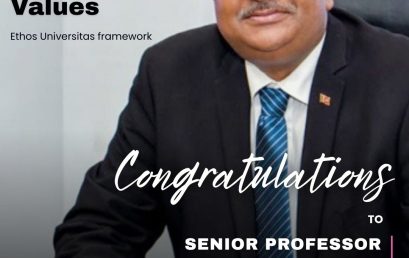 Senior Professor Sampath Amaratunge Receives International Distinction for Promoting Ethical Leadership in Higher Education