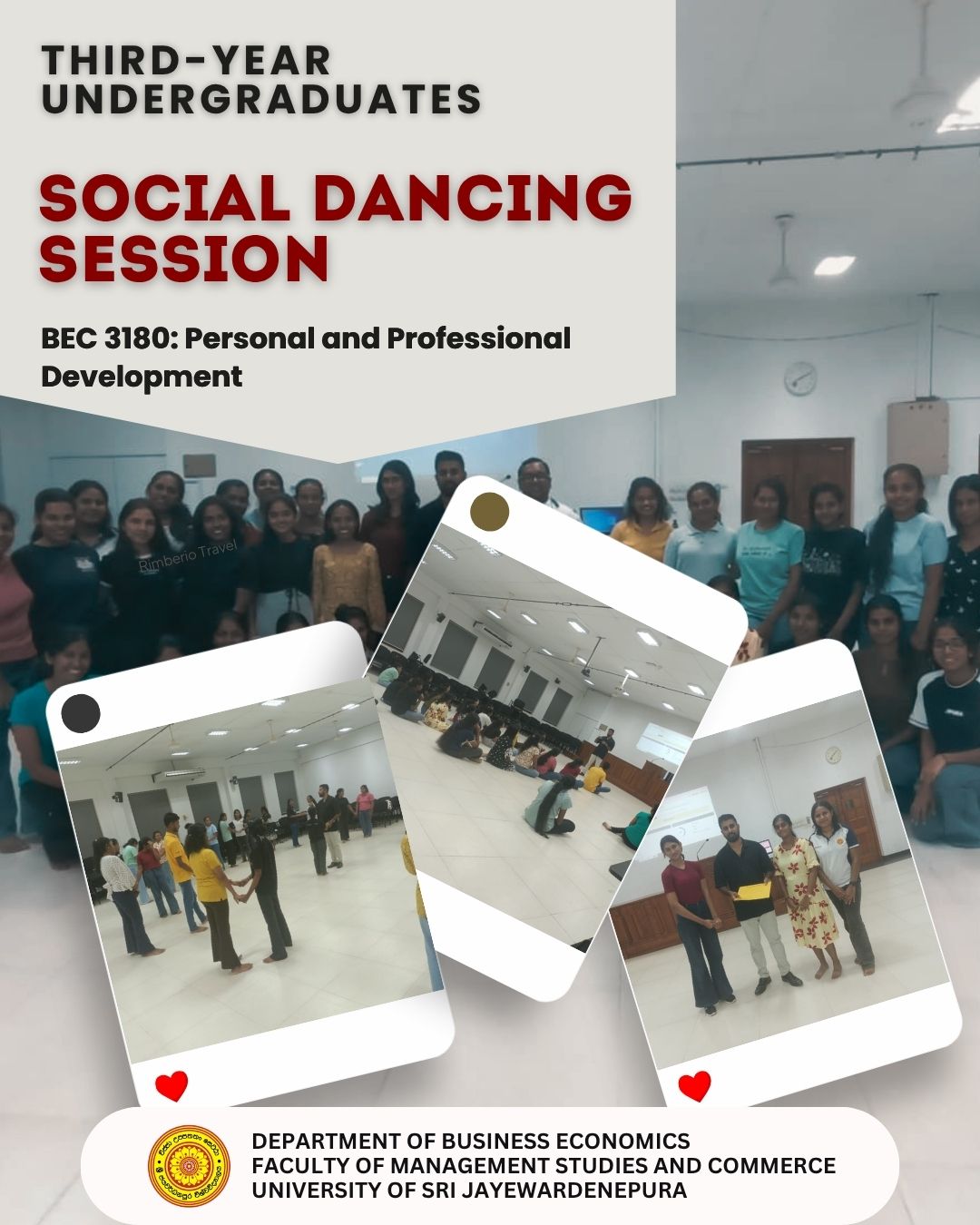 BEC 3180: Personal and Professional Development – Social Dancing Session BEC 3180: Personal and Professional Development – Social Dancing Session