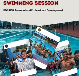BEC 3180 Swimming Session Enhances Students’ Personal and Professional Development