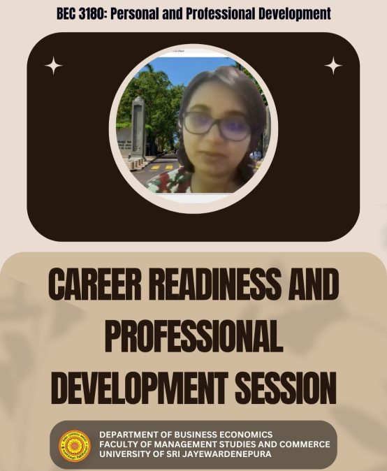 Career Readiness and Professional Development Session for Business Economics Students