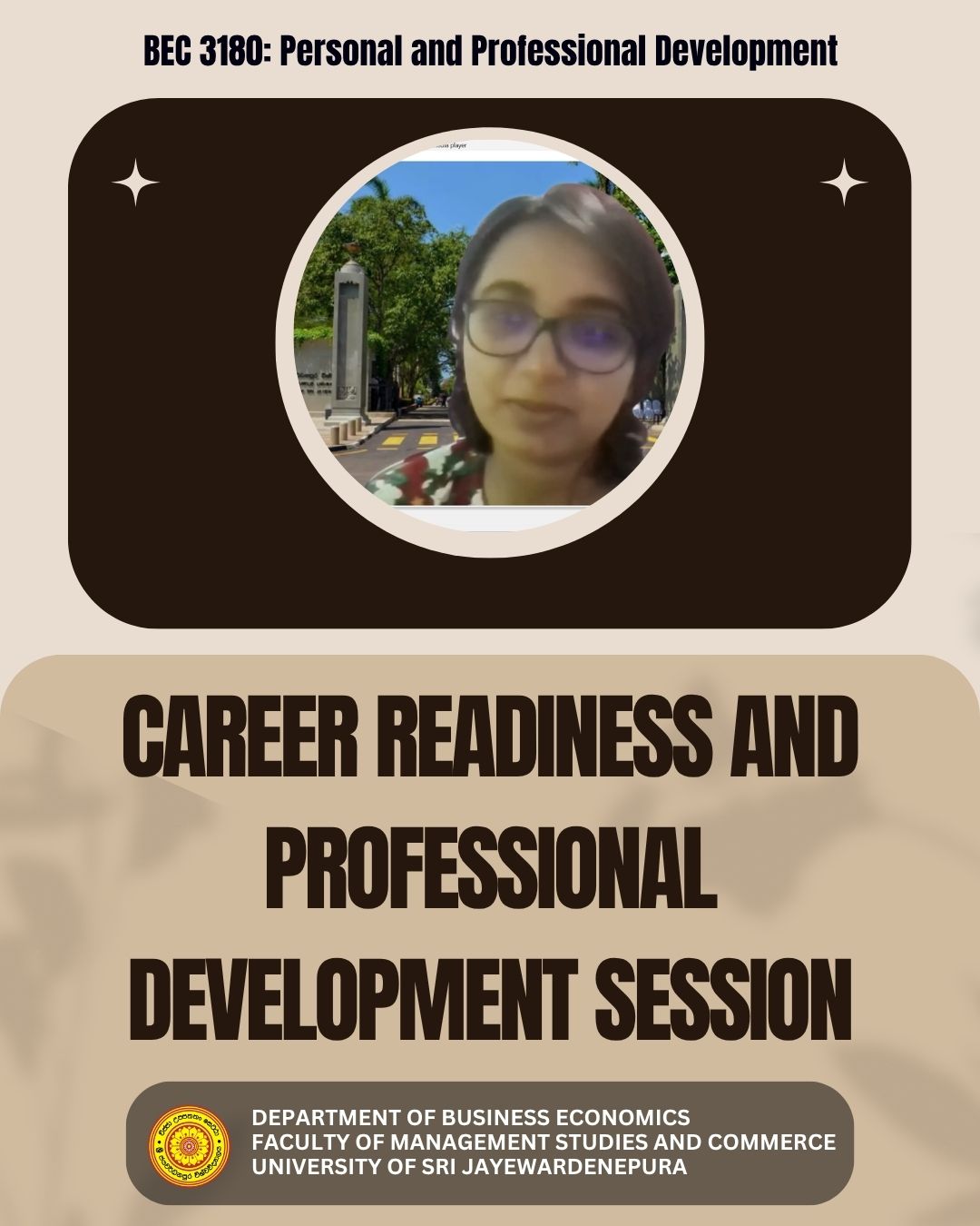 Career Readiness and Professional Development Session for Business Economics Students Career Readiness and Professional Development Session for Business Economics Students