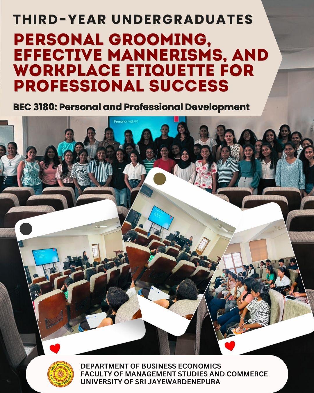Guest Lecture – Personal and Professional Development