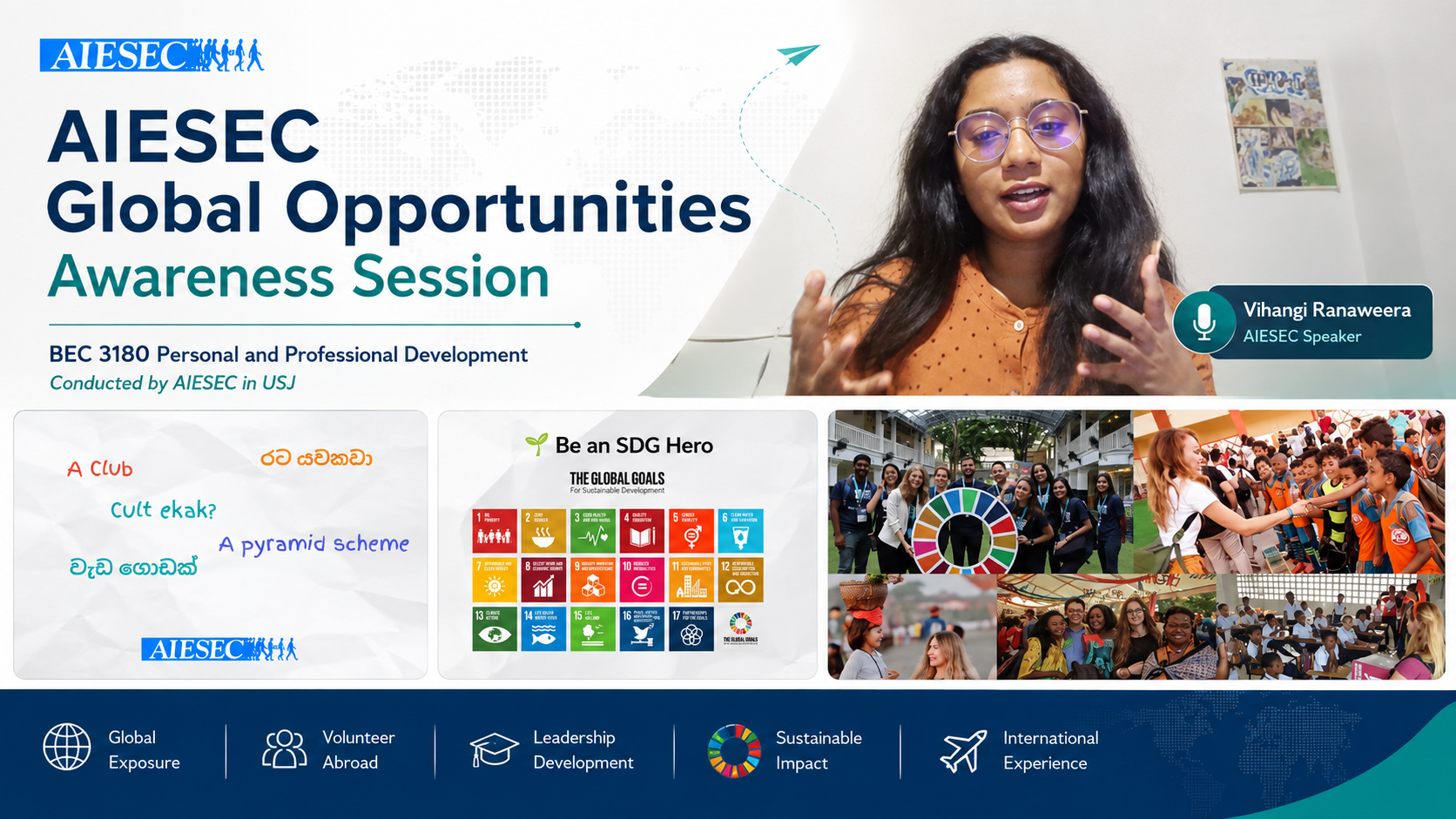 Global Opportunities Awareness Session Inspires BEC Students to Explore Global Opportunities Global Opportunities Awareness Session Inspires BEC Students to Explore Global Opportunities