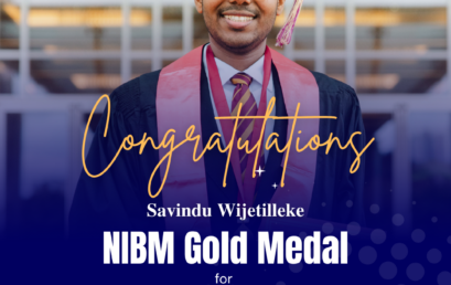 Graduate Testimonial: Savindu Wijetilleke