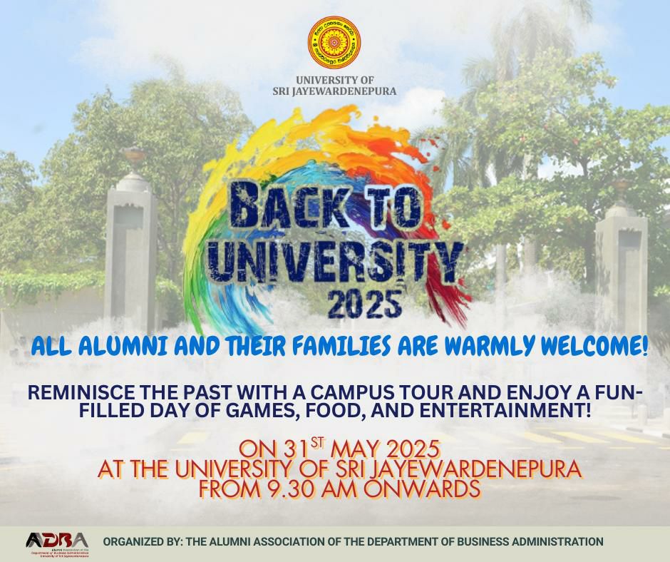 Back to University 2025 Back to University 2025