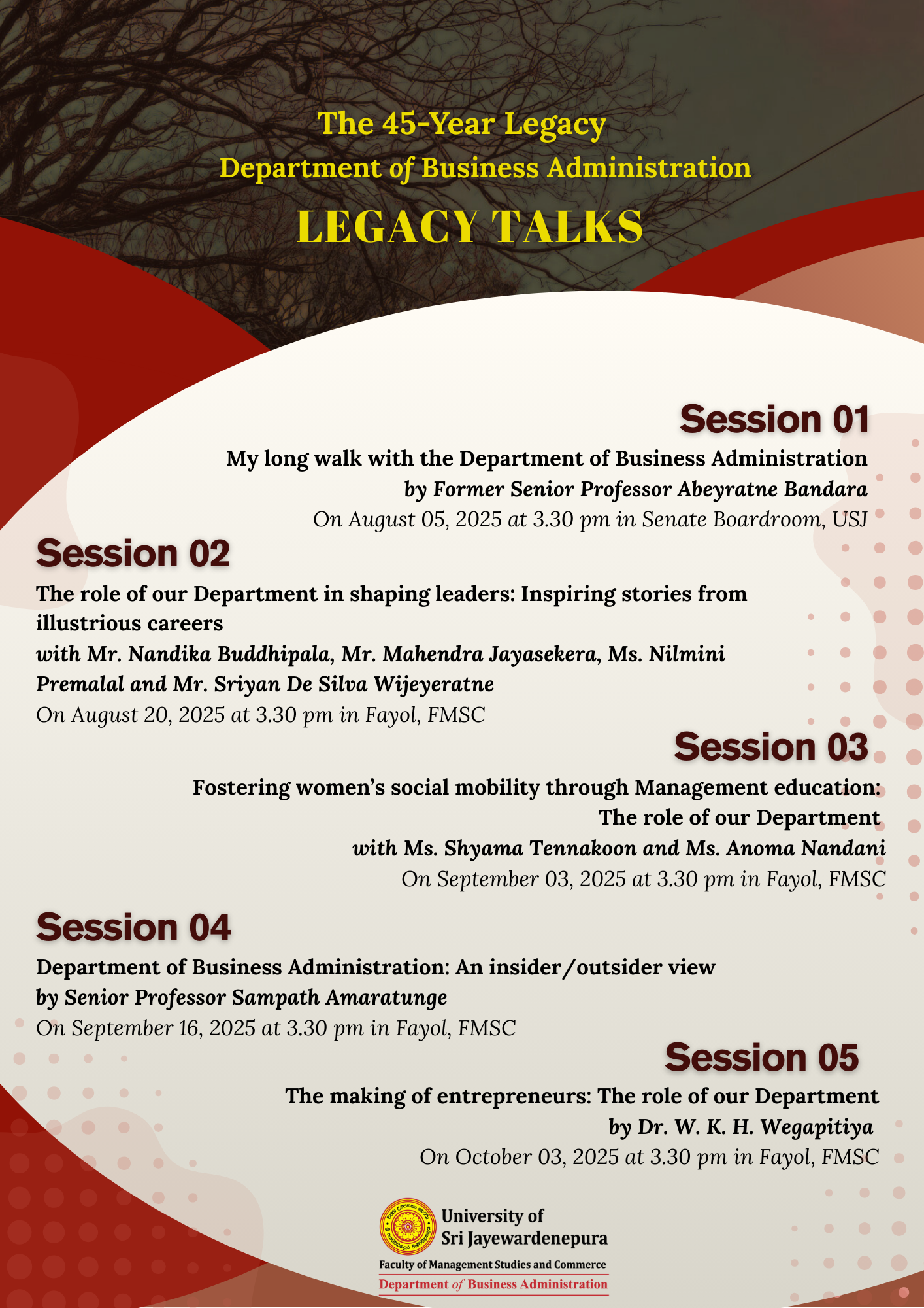 Legacy Talks Legacy Talks