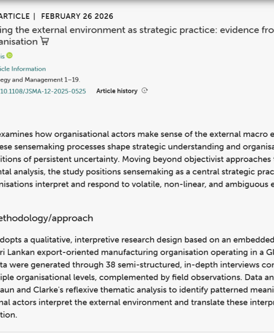 Indexed Publications – February 2026