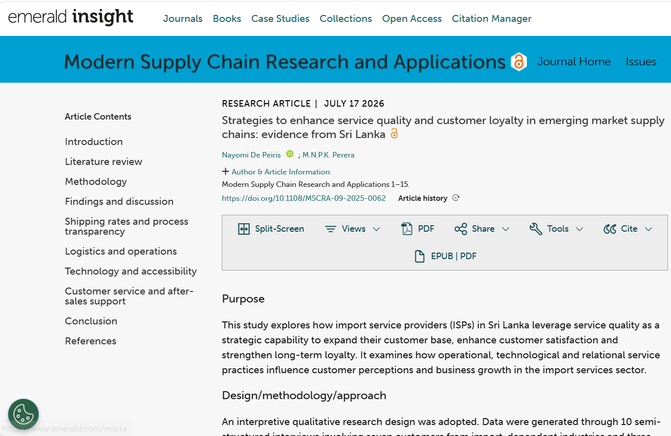Indexed Publications – July 2026