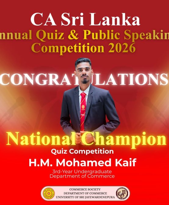 BCom Undergraduate Becomes the National Champion at ICASL