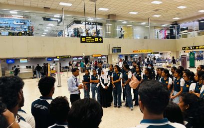 Third-year undergraduates of the Department of Decision Sciences explore Airport Passenger Experience and Air Cargo Operations at Bandaranaike International Airport