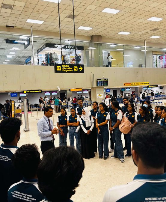 Third-year undergraduates of the Department of Decision Sciences explore Airport Passenger Experience and Air Cargo Operations at Bandaranaike International Airport