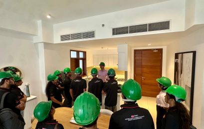 Exploring Real Estate in Practice: First-Year Students Visit The Residencies Kotte