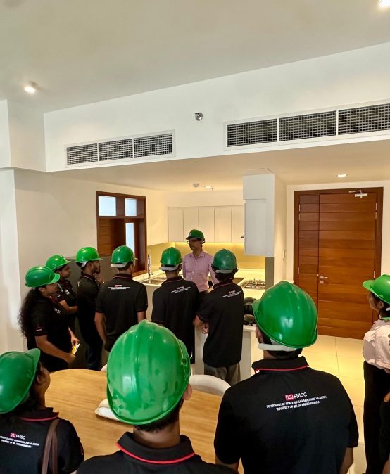 Exploring Real Estate in Practice: First-Year Students Visit The Residencies Kotte