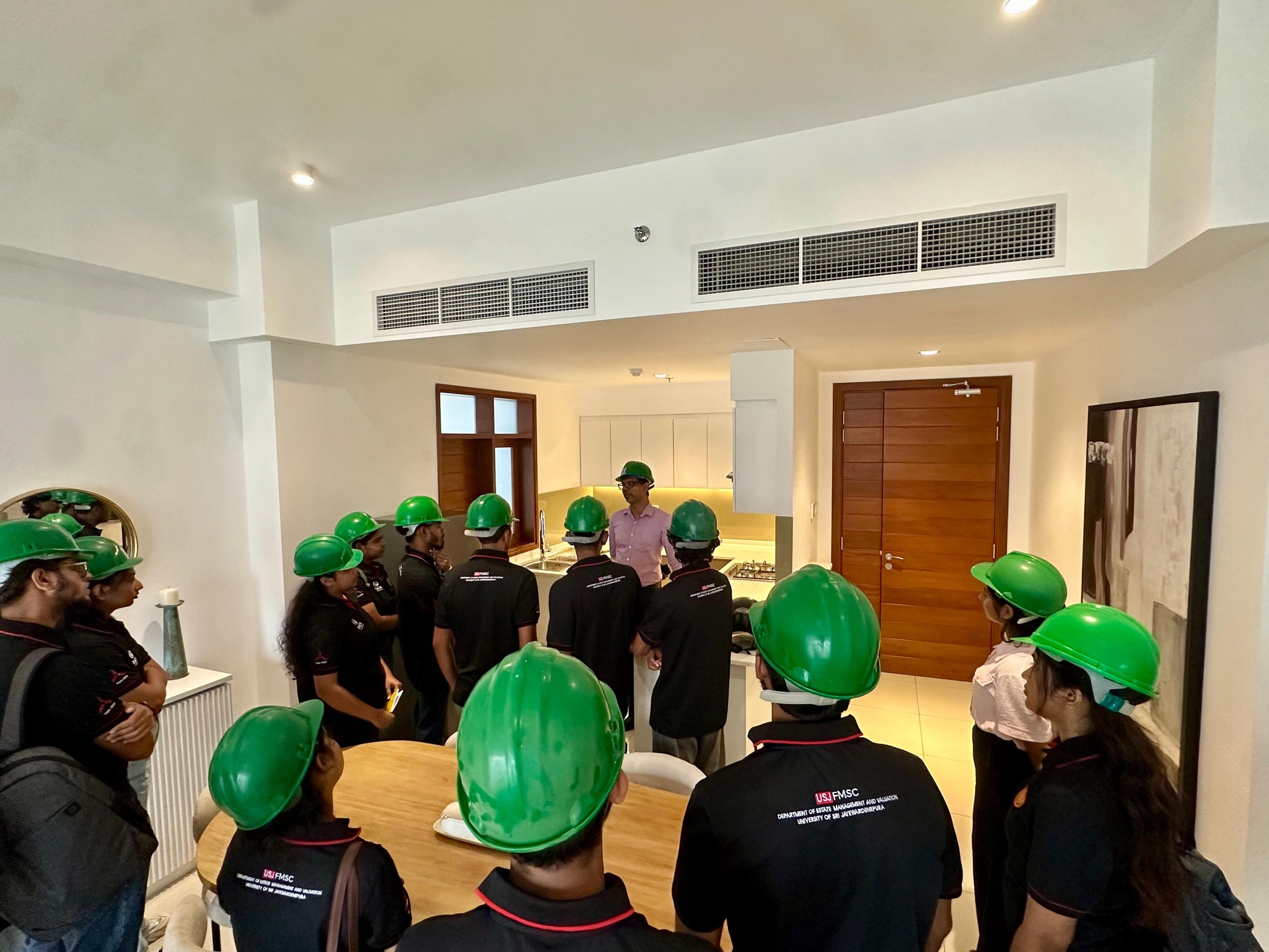 Exploring Real Estate in Practice: First-Year Students Visit The Residencies Kotte