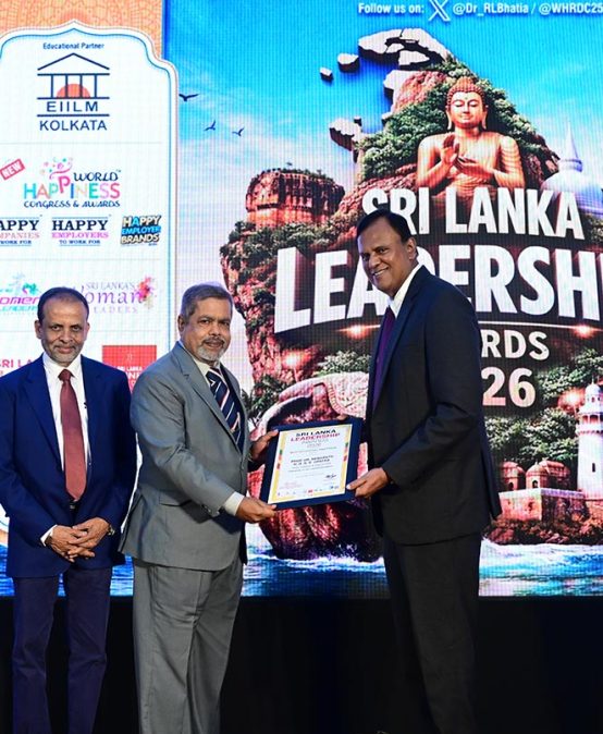 Snr Prof. H.H.D.N.P. Opatha Honoured with the Prestigious “Most Influential Professor” Award at the Sri Lanka Leadership Awards 2026