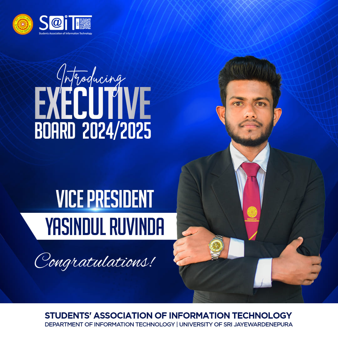 Vise President – Yasindul Ruvinda