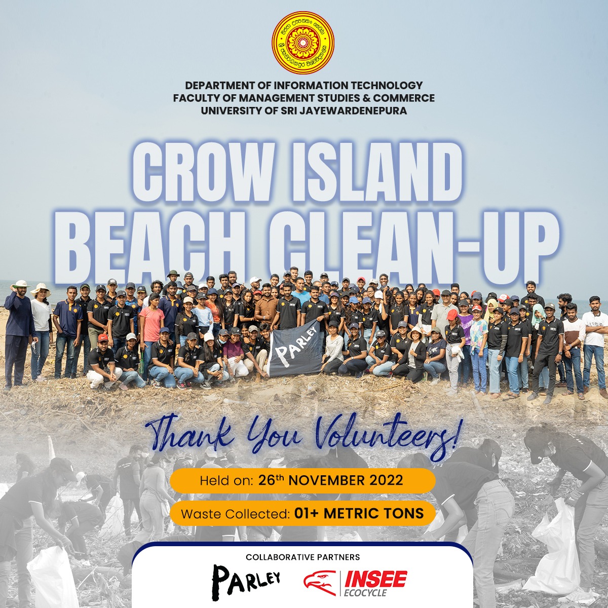Crow Island Beach Clean-up Crow Island Beach Clean-up