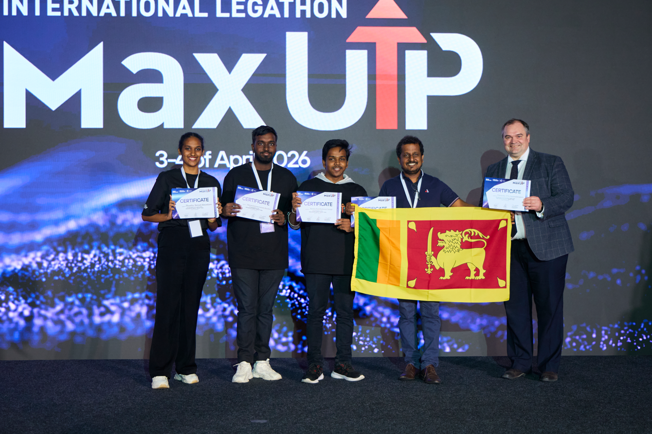 BIS Undergraduates Represent Sri Lanka at International Legathon MaxUp 2026 Global Finals BIS Undergraduates Represent Sri Lanka at International Legathon MaxUp 2026 Global Finals