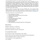 Call for Papers – Deadline Extended- IJGPPA 2025 volume 07 issue 01