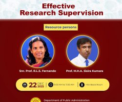 Effective Research Supervision –  Lecturer Capacity Development Series