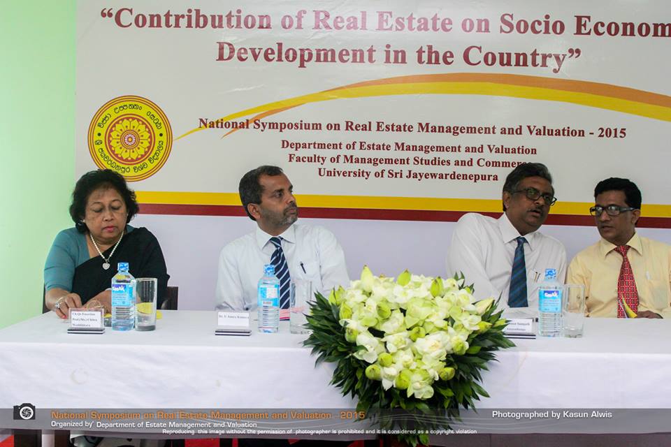 National Symposium on Real Estate Management and Valuation, 2015