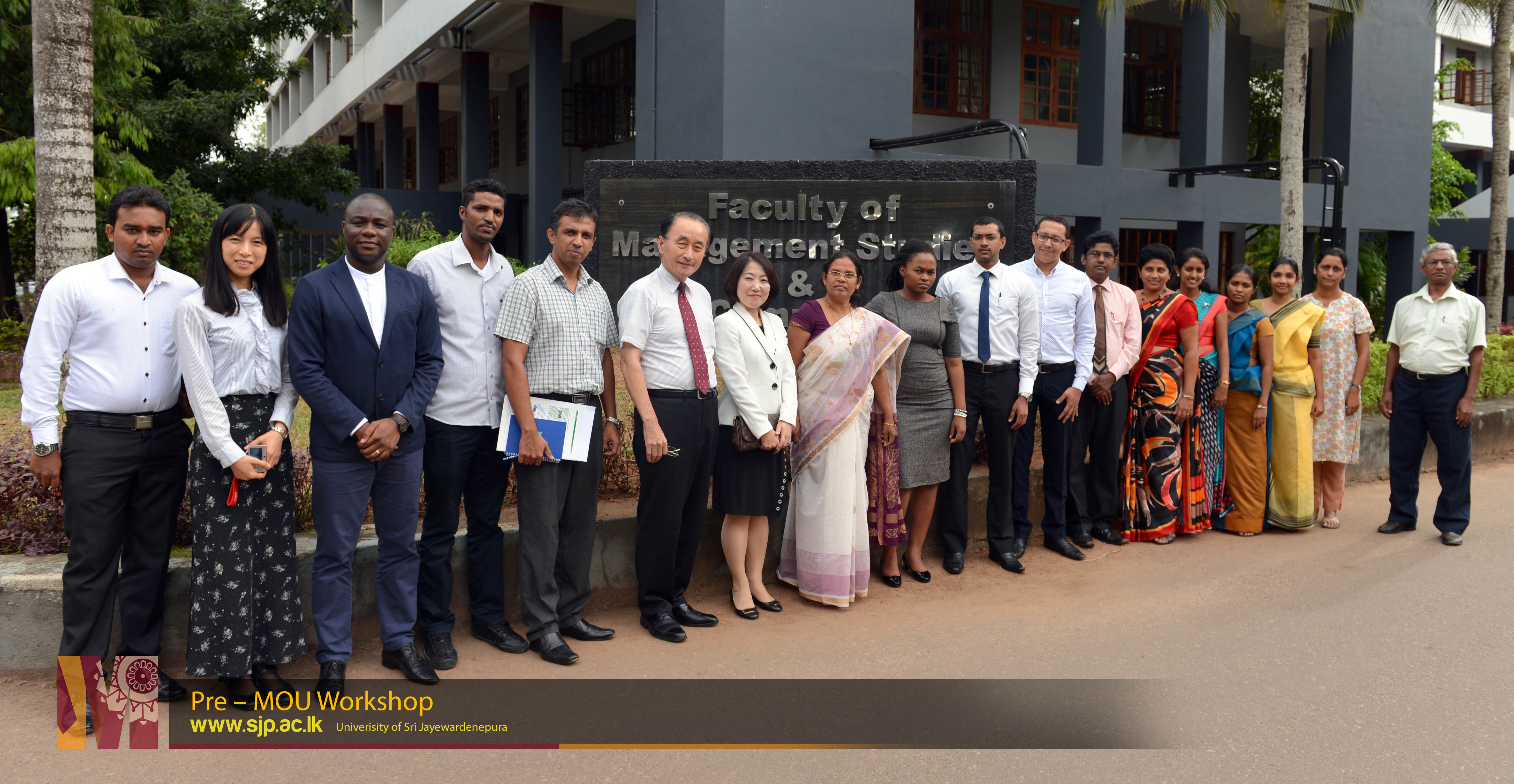 Pre-MOU Workshop between the Dept. of PUB and Tohoku University, Japan