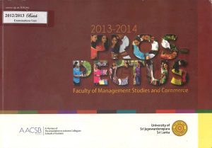 Prospectus 2013 - 2014 - Faculty of Management Studies & Commerce