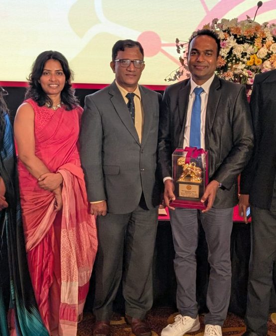 Dr. Chameera Udawaththa Honored with the Vice Chancellor’s Award 2024