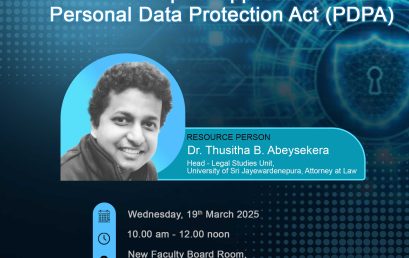 Workshop on the Personal Data Protection Act