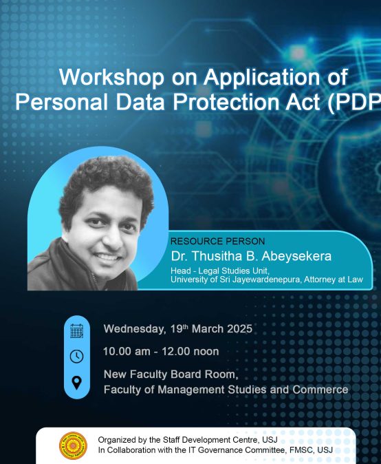 Workshop on the Personal Data Protection Act