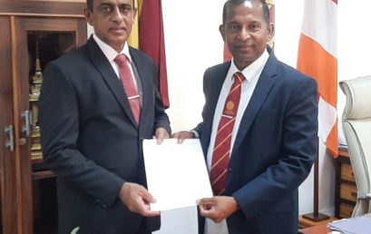 Snr. Prof. Aruna Gamage has been appointed as the new Director of the SRC of the USJ