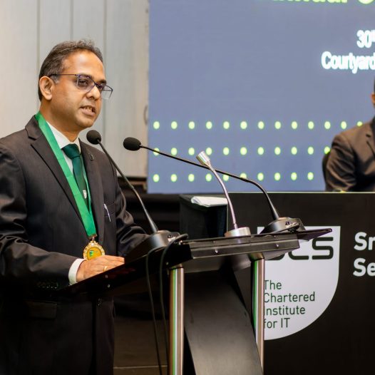 Prof. Lasith Gunawardena Inducted as the 30th Chairman of the SL Section of BCS.